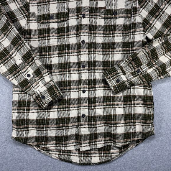 Orvis Shacket Men’s Size Large Pinestreet Plaid Pockets Thick Button Up Outdoors - Picture 6 of 15